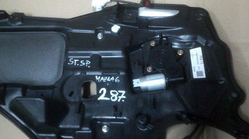 Macara electrica FARA motoras geam usa spate stanga Mazda 6 GG, GP9A7397XA, an 2002-2007
