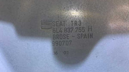 Macara Electrica Usa Portiera Stanga Fata Seat Ibiza 2002 - 2008 Cod 6L4837755H 6L4837751AQ