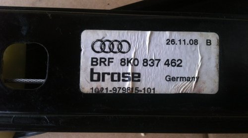 Macara geam electric Audi A4 cod 8K0837462