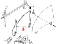 Macara geam electric Audi A6 4F C6 3.0 TDI BMK OEM 4F0837462A
