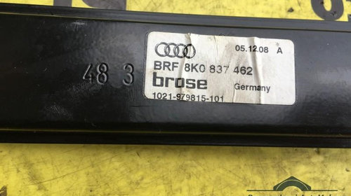 Macara geam electric dreapta fata Audi A4 (2007->) [8K2, B8] 8k0837462