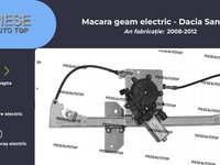 Macara geam electric dreapta fata Dacia Sandero 2008-2012 NOUA 8200733828