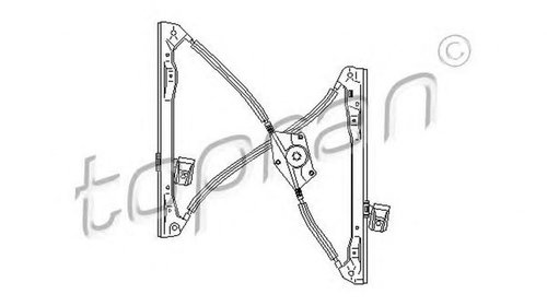 Macara geam SEAT LEON 1M1 TOPRAN 111699