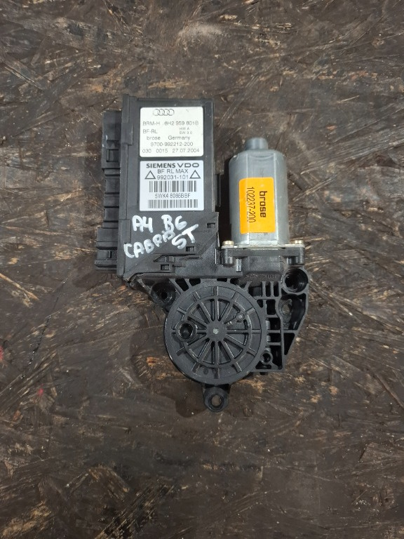 Macara geam stanga fata Audi A4 B6 / B7 CABRIO 8H2959801B - imagine 1