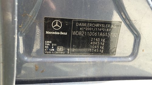 Macara stanga spate Mercedes E-classe w211 s2