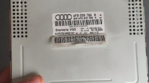 Magazie cd Audi a6 c6 4f0035769A