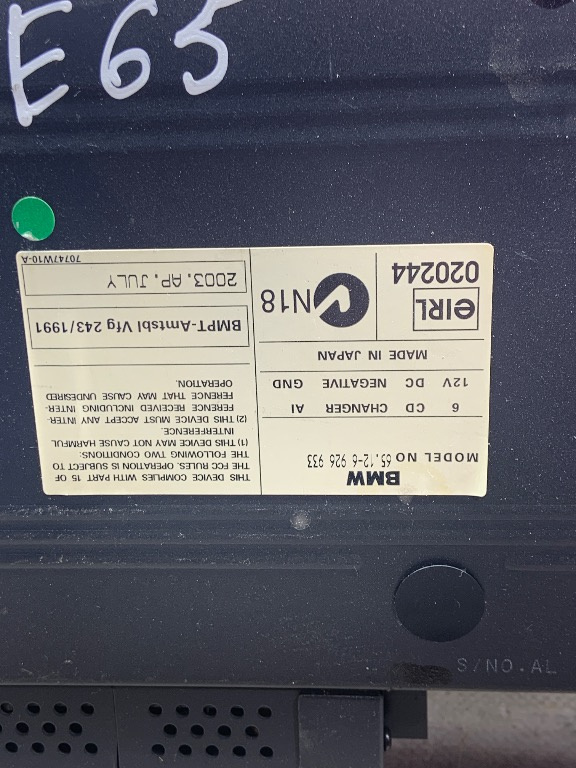 Magazie CD BMW E65 noi si sh de vanzare - TU alegi prețul!