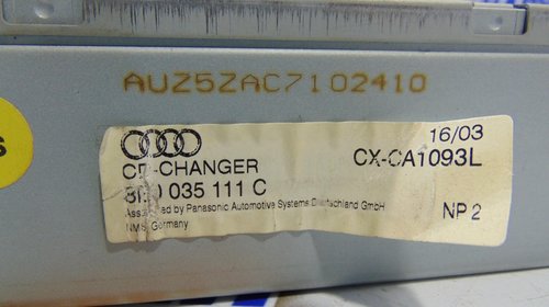 Magazie CD cu codul 8E0035111C pentru Audi A4