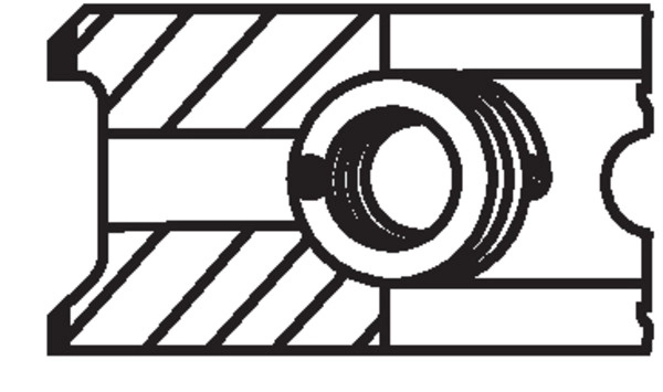 MAHLE Set segmenti piston 00856N0 model LADA 112 (2112) 2111 1499cc 76cp 56kW 1995 1996 1997 1998 1999 2000 2001 2002 2003 2004 2005