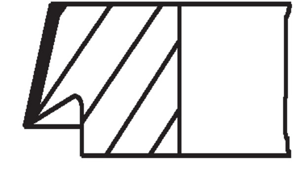 MAHLE Set segmenti piston 00865N0 la FIA