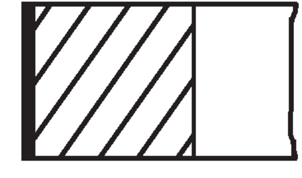 MAHLE Set segmenti piston 01108V0 la DAE