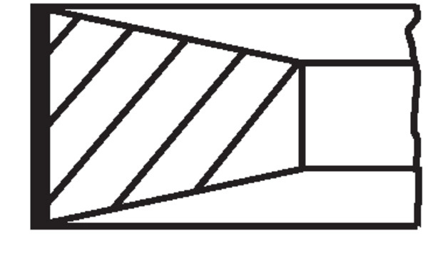 MAHLE Set segmenti piston 011RS101010N0 