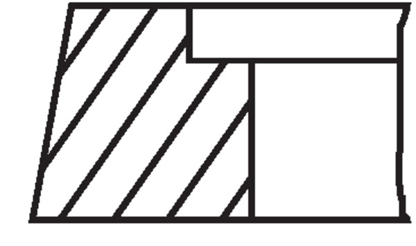 MAHLE Set segmenti piston 03031N0 model 