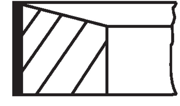 MAHLE Set segmenti piston 67613N0 model 