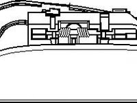 Maner usa Citroen CHANSON (S0, S1), PEUGEOT 106 Mk II (1) - TOPRAN 721 722
