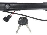 Maner usa fata dreapta (cu cheie, extern, fara inchidere centralizata, cu cheie, cu incuietoare, cu cablu/cabluri, negru) VW PASSAT B3/B4 1.6-2.9 02.88-05.97