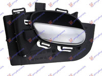 Maner Usa Fata/Spate Interior Argint Stanga Peugeot 206 An 1998 1999 2000 2001 2002 2003 2004 2005 2006 2007