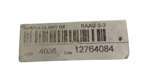 Maner usa SAAB 9-3 (YS3F) [ 2002 - 2015 ] OEM 12764084