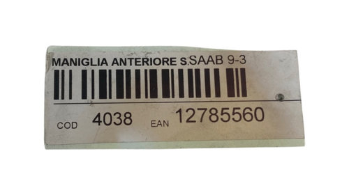 Maner usa SAAB 9-3 (YS3F) [ 2002 - 2015 ] OEM 12764084