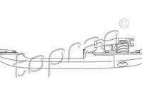 Maner usa VW LT Mk II caroserie (2DA, 2DD, 2DH) (1996 - 2006) TOPRAN 111 350