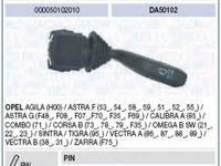 Maneta semnalizare directie OPEL ZAFIRA A (F75_) (1999 - 2005) MAGNETI MARELLI 000050102010