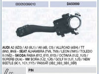 Maneta semnalizare directie VW GOLF 4 (1J1) (1997 - 2005) MTR 12166242