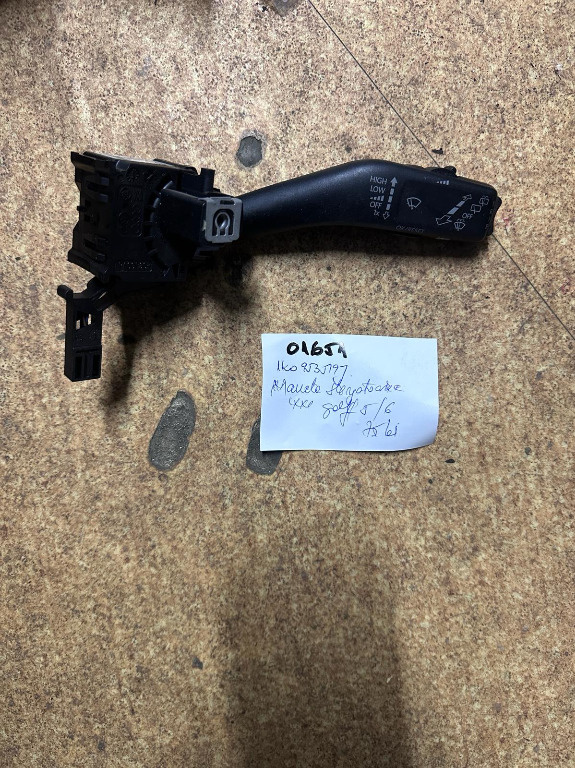 MANETA Stergator PARBRIZ SI LUNETA VW SEAT SKODA 1K0953519J 01651 1C/L10