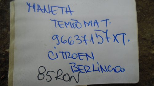 Maneta tempomat citroen berlingo cod 96637157xt