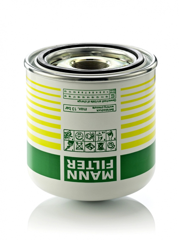 MANN-FILTER Element filtrant uscator aer, compreso