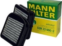 Mann set 2filtre polen cu carbon pt mercedes