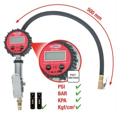 Manometru Digital Umflat Roti 014 Bar Ks Tools 515.1970