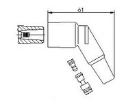 Manson cauciuc,bobina BMW 3 Compact (E36), BMW 5 limuzina (E34), BMW 3 Touring (E36) - BREMI 13290A