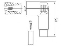 Manson cauciuc,distribuitor MERCEDES-BENZ /8 cupe (W114) - BREMI 10206W1H