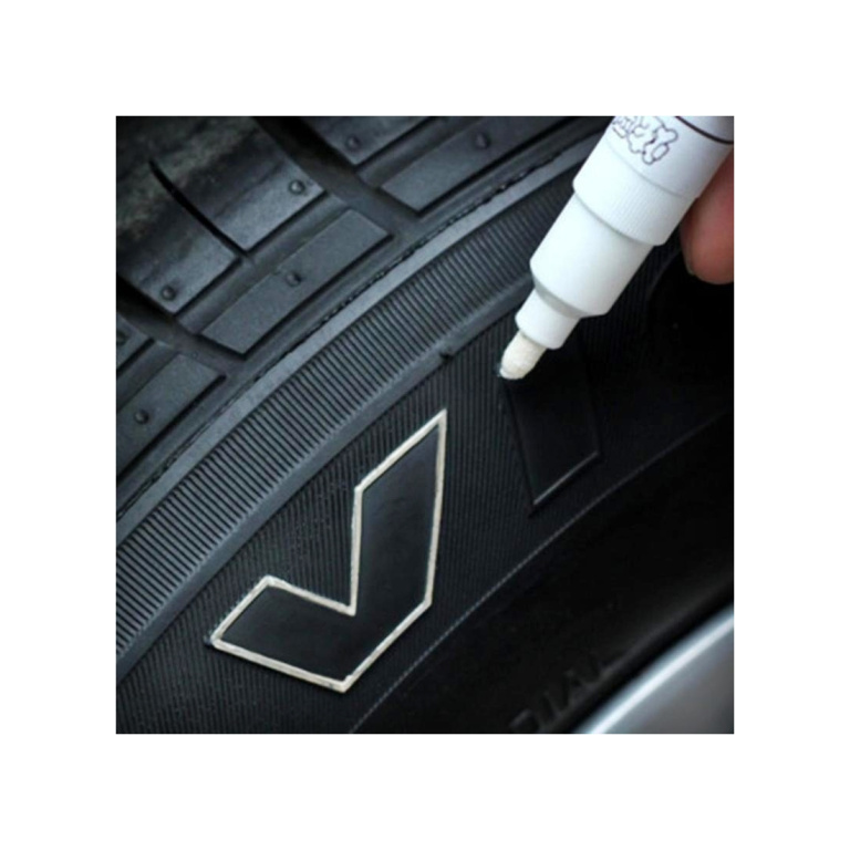 Marker ALB pentru anvelope rezistent la apa Cod: 006