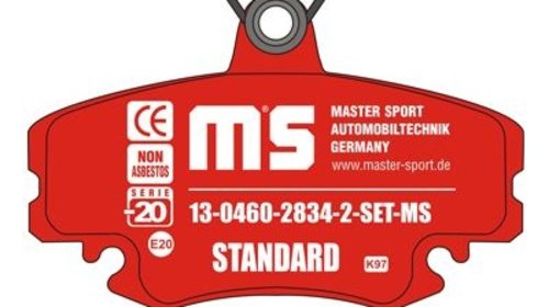 Mastersport set 4placute frana fata pt dacia,