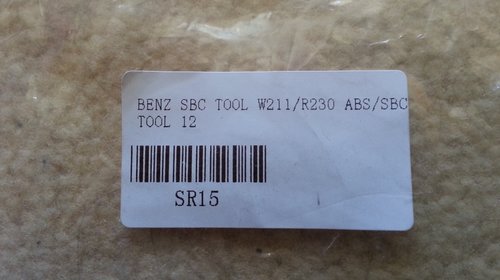 MB resetare contor SBC la W211 R230 cu sistem ABS SBC cod eroare C249F