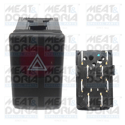 MEAT & DORIA comutator ,lumini de avarie 23632 compatibil cu VW JETTA II (19E, 1G2, 165) 1984 1985 1986 1987 1988 1989 1990 1991 1992