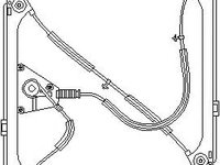 Mecanism actionare geam AUDI A3 (8P1) - TOPRAN 111 714