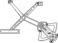 Mecanism actionare geam MERCEDES-BENZ limuzina (W124), MERCEDES-BENZ KOMBI Break (S124), MERCEDES-BENZ E-CLASS limuzina (W124) - TOPRAN 401 427