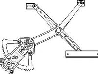 Mecanism actionare geam MERCEDES-BENZ limuzina (W124), MERCEDES-BENZ KOMBI Break (S124), MERCEDES-BENZ E-CLASS limuzina (W124) - TOPRAN 401 428