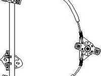 Mecanism actionare geam SEAT TOLEDO (1L) - TOPRAN 103 177