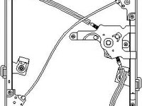 Mecanism actionare geam SKODA OCTAVIA (1U2), SKODA OCTAVIA Combi (1U5) - TOPRAN 111 257