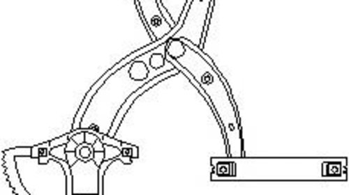 Mecanism actionare geam VW PASSAT (3A2, 35I),