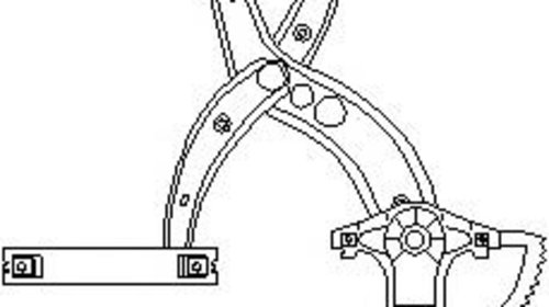 Mecanism actionare geam VW PASSAT (3A2, 35I),