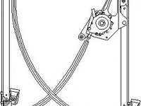 Mecanism actionare geam VW SHARAN (7M8, 7M9, 7M6), SEAT ALHAMBRA (7V8, 7V9) - TOPRAN 111 273