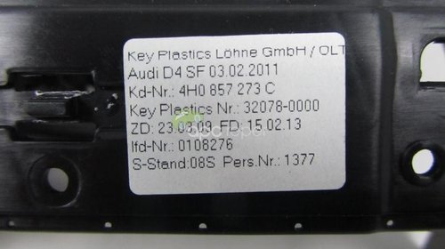 Mecanism display Audi A8 4H - 4H08857273C