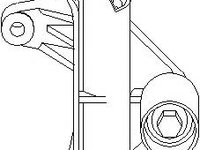 Mecanism tensionare, curea distributie AUDI A4 limuzina (8D2, B5), VW SHARAN (7M8, 7M9, 7M6), AUDI A3 (8L1) - TOPRAN 109 141