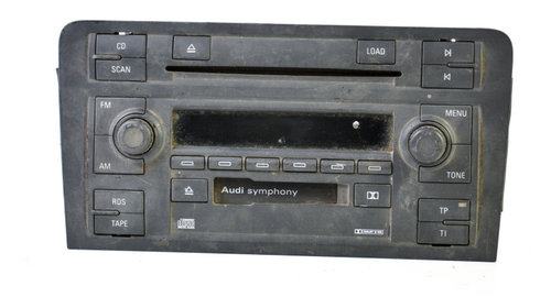 Media Player / Unitate CD / Casetofon Caseta,CD Player,Radio Audi A3 (8P) 2003 - 2013 8P0035195, 8P0 035 195