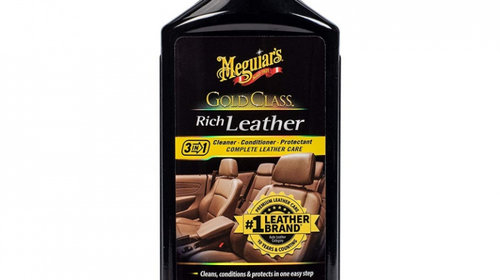 Meguiar's Solutie Curatat Si Intretinere Piele Gold Class Leather Cleaner & Conditioner 414ML G7214