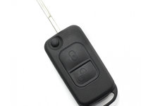 Mercedes Benz - Carcasa tip cheie briceag cu 2 butoane lama 2 piste CC067 CARGUARD
